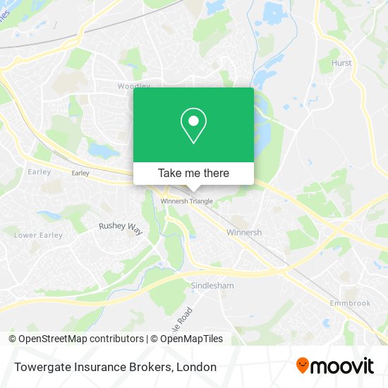 Towergate Insurance Brokers map
