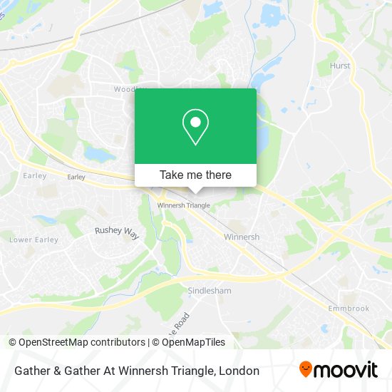Gather & Gather At Winnersh Triangle map