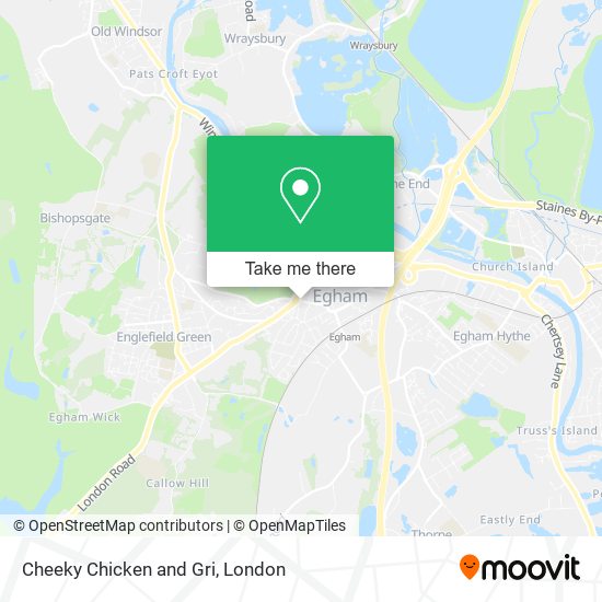 Cheeky Chicken and Gri map