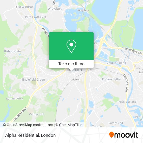 Alpha Residential map
