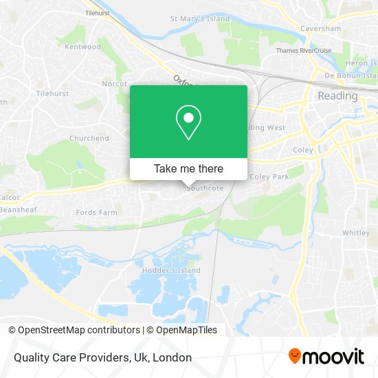 Quality Care Providers, Uk map