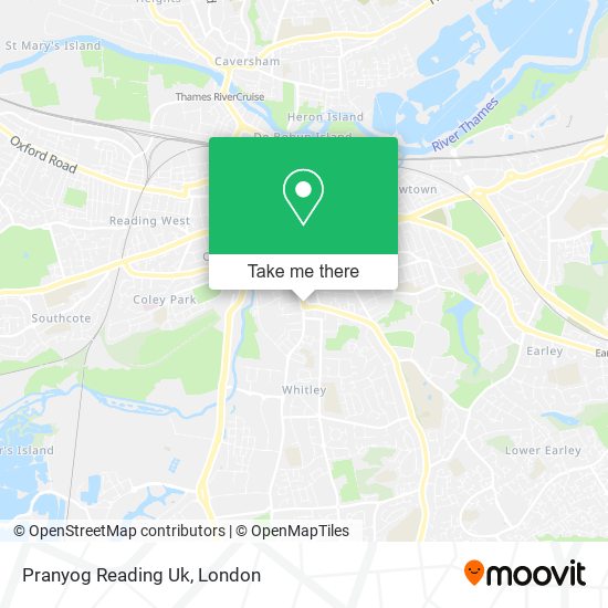 Pranyog Reading Uk map