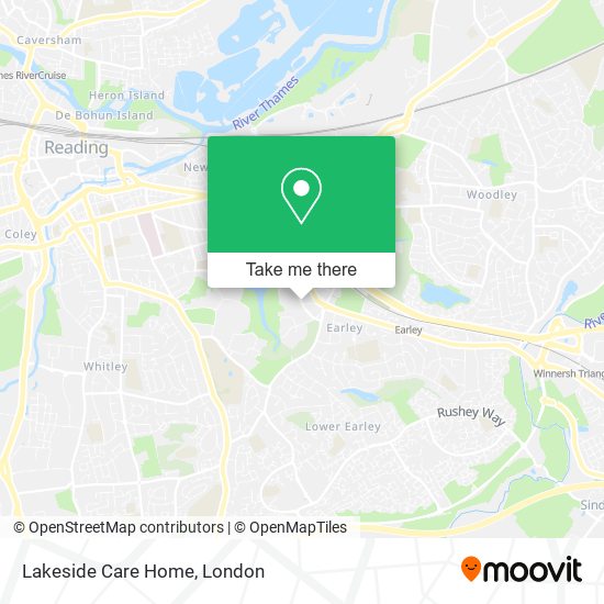 Lakeside Care Home map