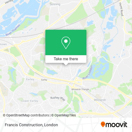 Francis Construction map