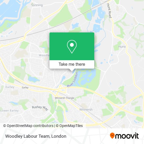 Woodley Labour Team map