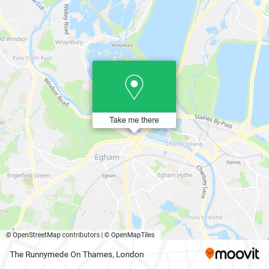 The Runnymede On Thames map