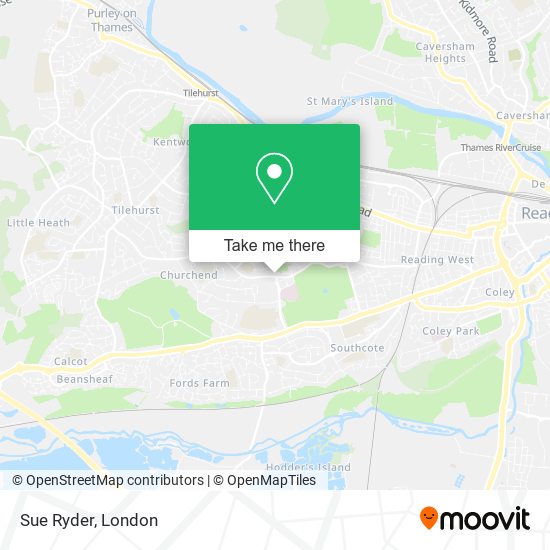 Sue Ryder map
