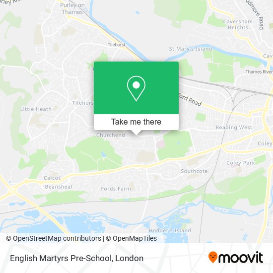 English Martyrs Pre-School map