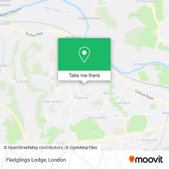 Fledglings Lodge map
