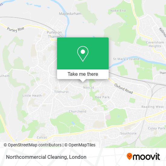 Northcommercial Cleaning map