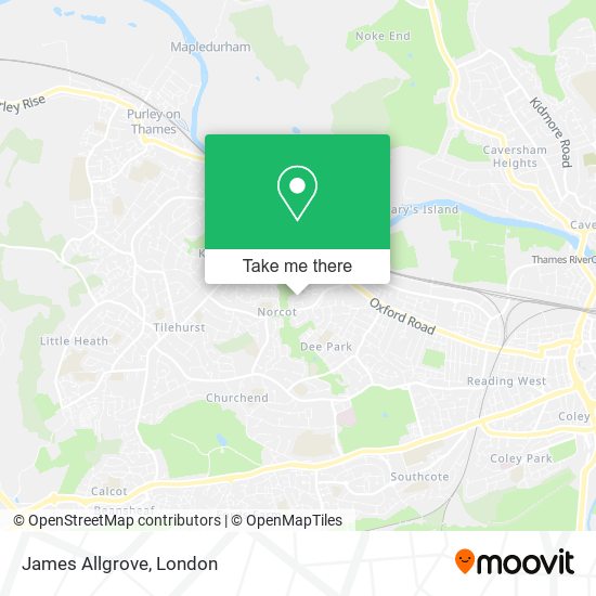 James Allgrove map