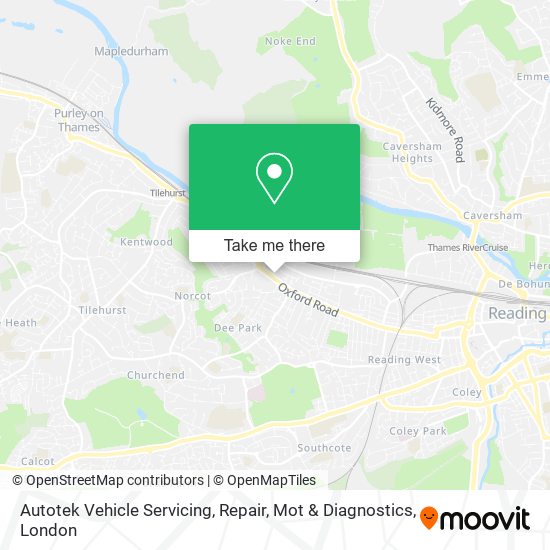 Autotek Vehicle Servicing, Repair, Mot & Diagnostics map