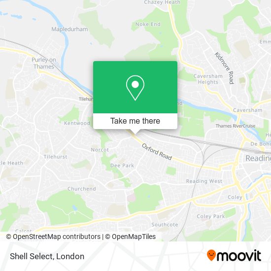 Shell Select map