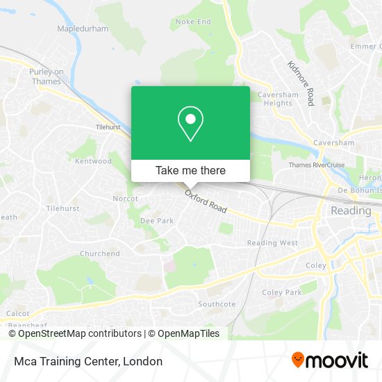 Mca Training Center map