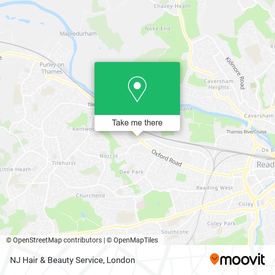 NJ Hair & Beauty Service map