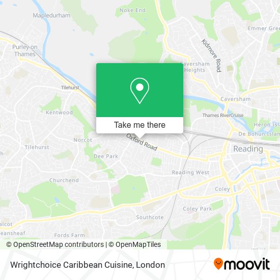 Wrightchoice Caribbean Cuisine map
