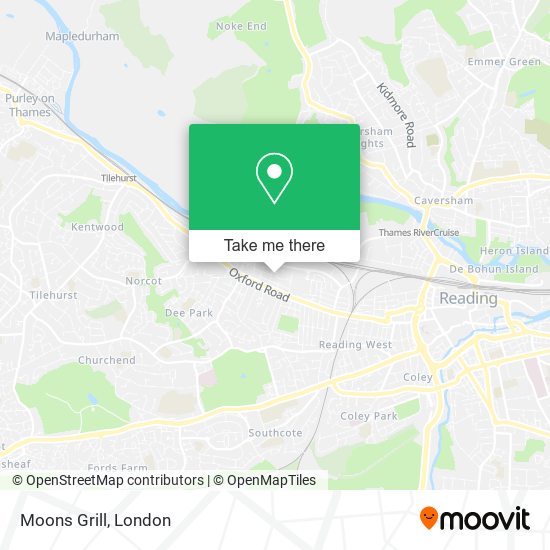 Moons Grill map