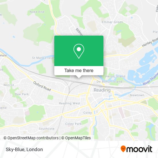 Sky-Blue map