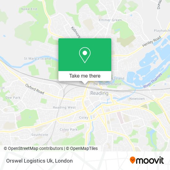 Orswel Logistics Uk map