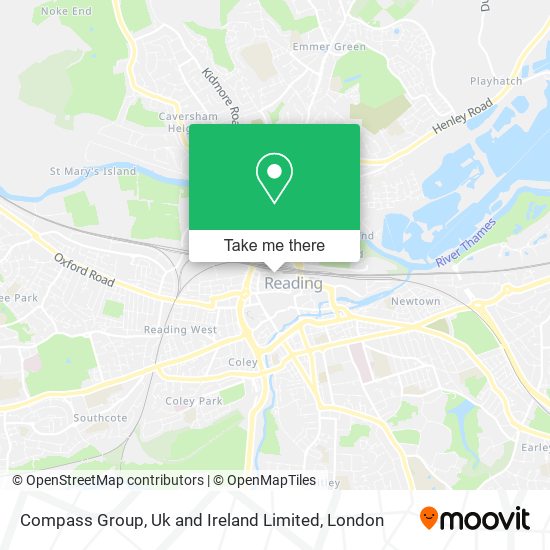 Compass Group, Uk and Ireland Limited map