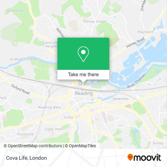 Cova Life map