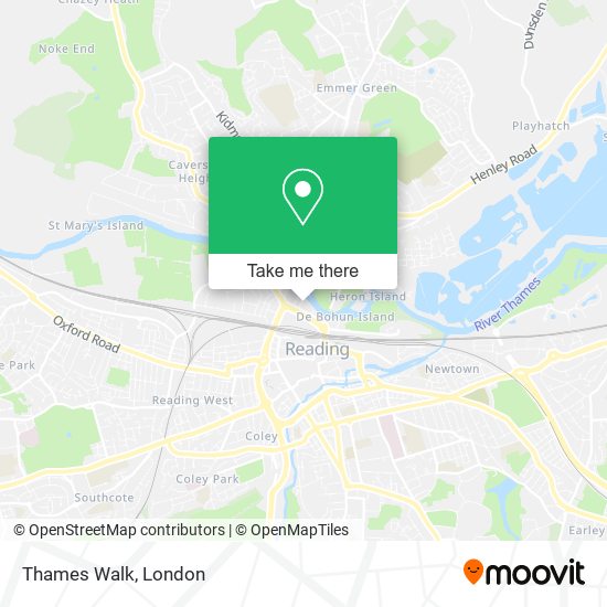 Thames Walk map