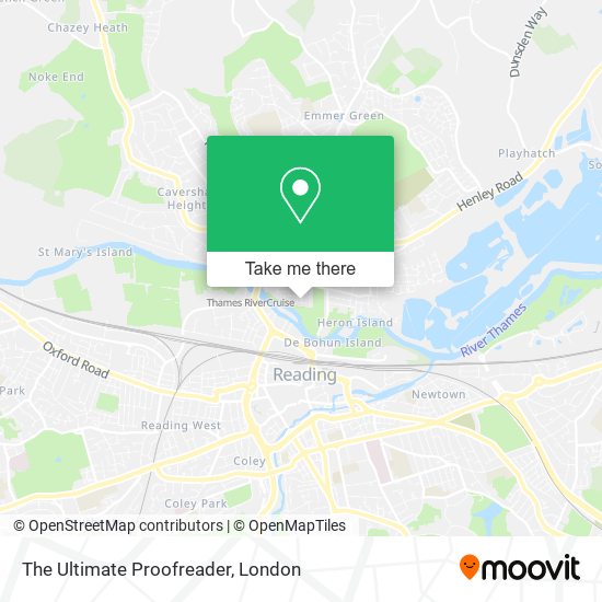The Ultimate Proofreader map