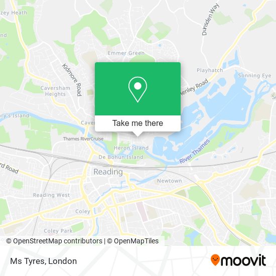 Ms Tyres map