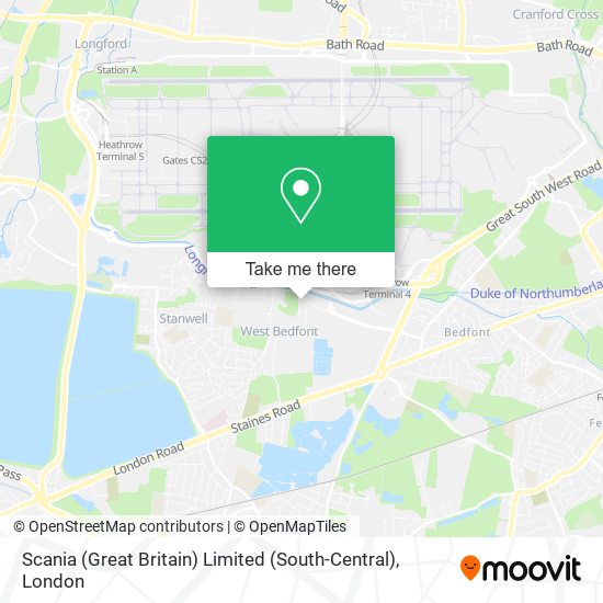 Scania (Great Britain) Limited (South-Central) map