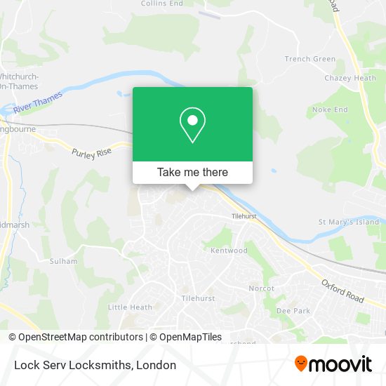Lock Serv Locksmiths map