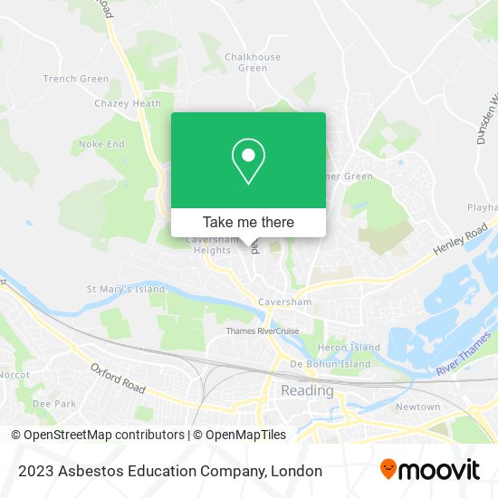 2023 Asbestos Education Company map