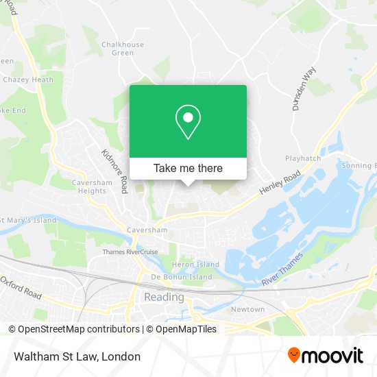 Waltham St Law map