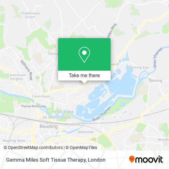Gemma Miles Soft Tissue Therapy map