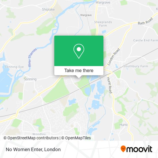 No Women Enter map