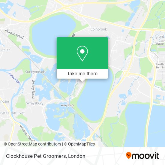 Clockhouse Pet Groomers map