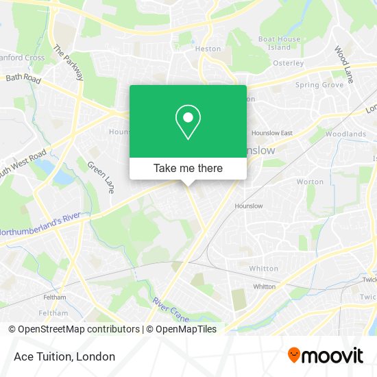 Ace Tuition map
