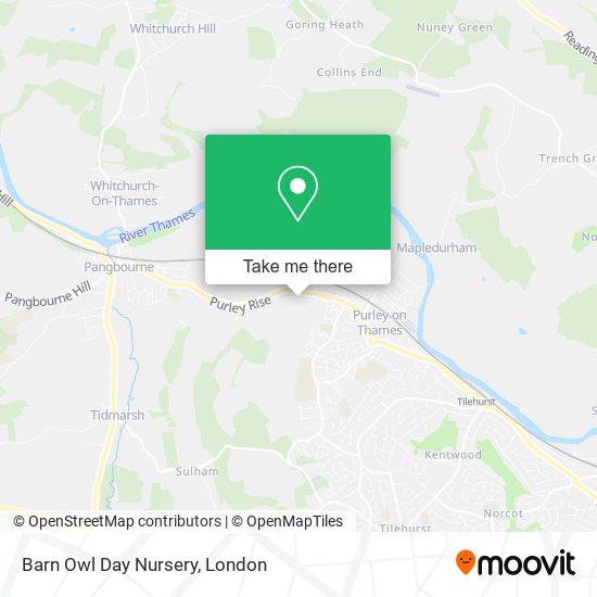 Barn Owl Day Nursery map