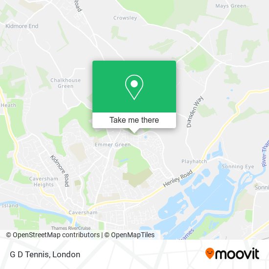 G D Tennis map