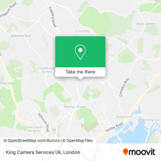 King Camera Services Uk map
