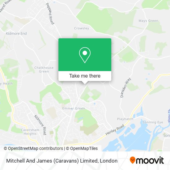 Mitchell And James (Caravans) Limited map