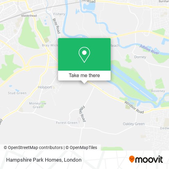 Hampshire Park Homes map