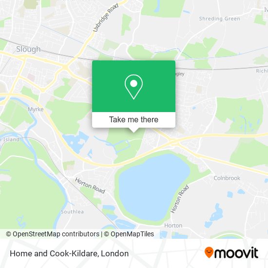 Home and Cook-Kildare map