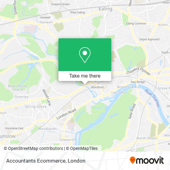 Accountants Ecommerce map