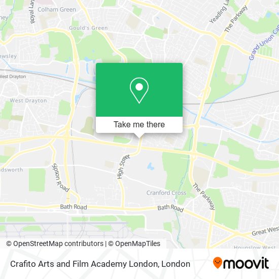 Crafito Arts and Film Academy London map