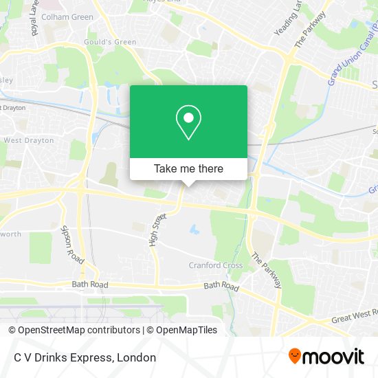 C V Drinks Express map