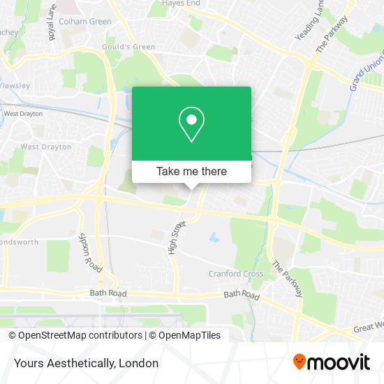 Yours Aesthetically map