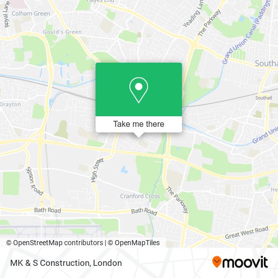 MK & S Construction map