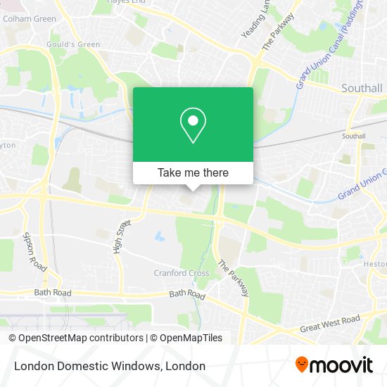 London Domestic Windows map