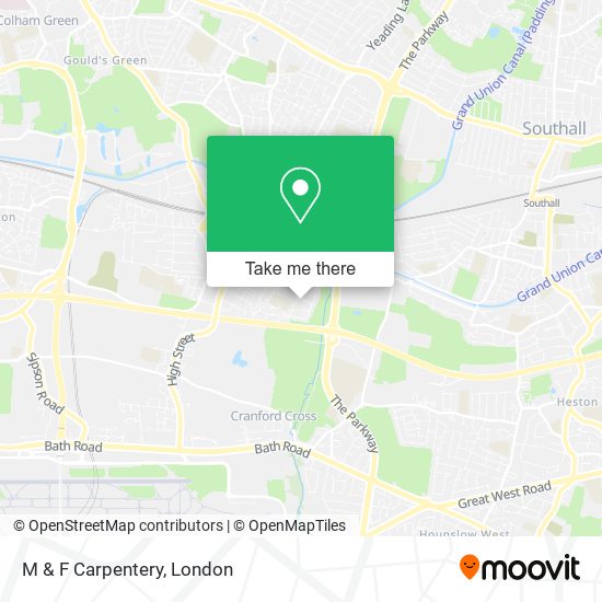 M & F Carpentery map