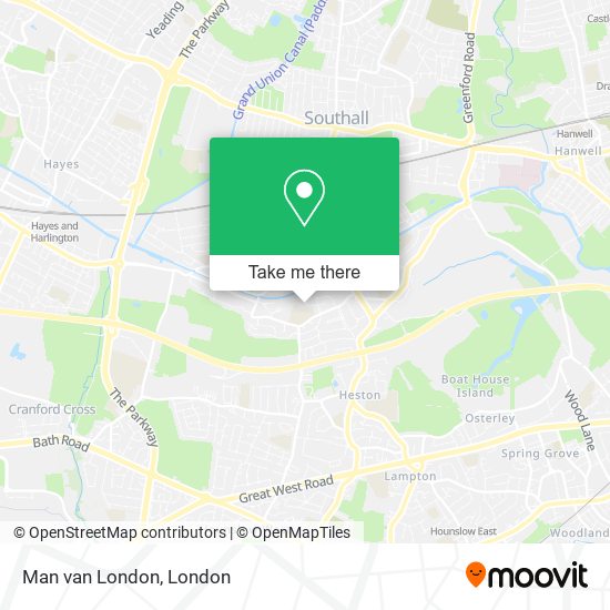 Man van London map
